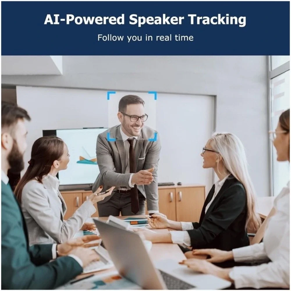 Polatab Conference Room Camera All In One 4k Webcome With Microphone And Speaker